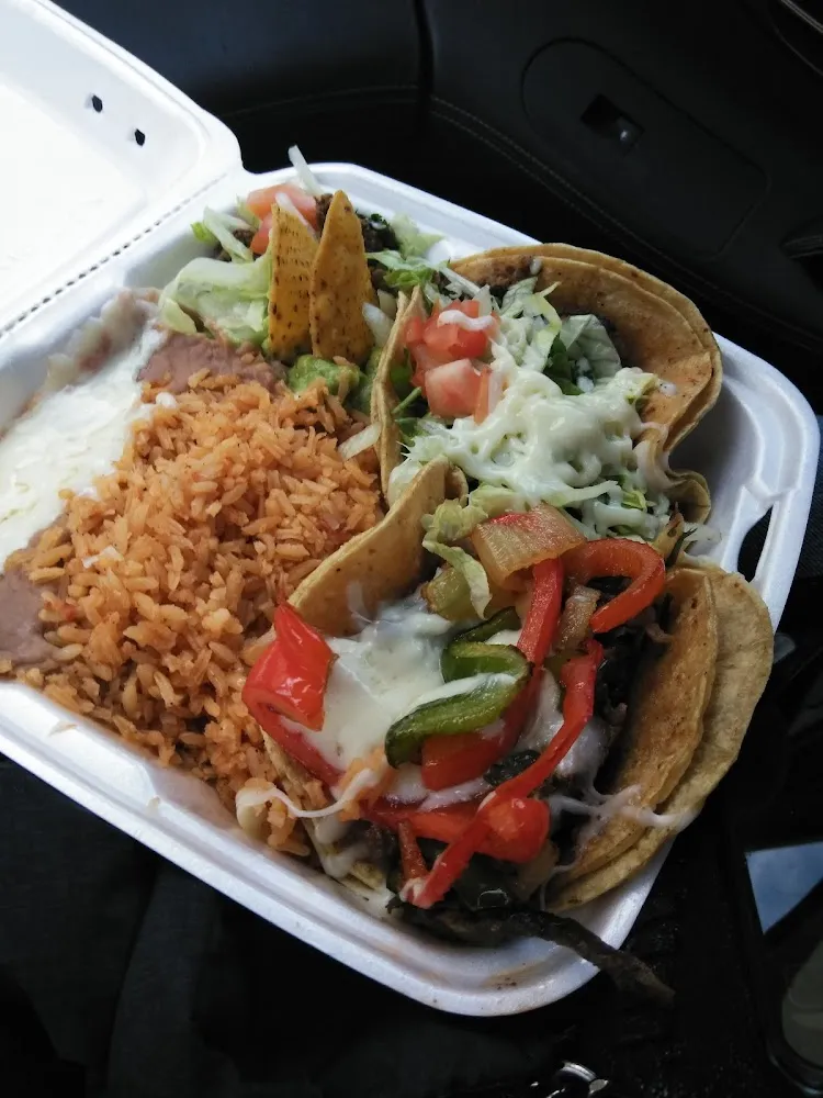 Steak Fajita Taco Plate